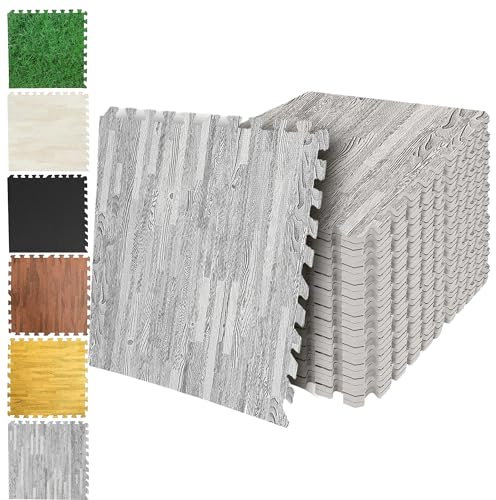 SG Traders (2cm) Eva Foam Mats Interlocking Gym Flooring Puzzle Exercise Mats Non-Slip Rubber Cushion Floor Tiles Interlocking Eva Tiles Gym Workout Mat (60x60cm) 24 x 24