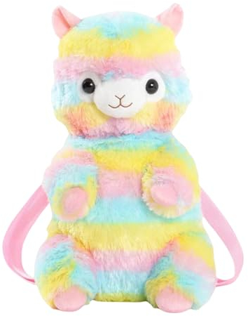 Gyios Damenrucksack Tierrucksack Alpaka-Rucksack süßer verstellbarer Rucksack Kindergeschenk