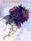 Veilchenbouquet Veilchen Lavendel Blumenstrauß Vase Blumen Muttertag Wiesenblumen Feldrand Frühling Sommer Geschenk Beerenzweig