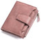 SENDEFN Portefeuille Femme Cuir Véritable Slim Porte-Monnaie Monnaie Femmes Fermeture Eclaire Portefeuille et Multi Cartes Anti RFID Blocage Court Portefeuilles