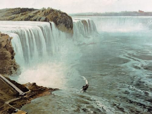 Poster Niagarafälle, A0, Wandkunst, Heimdekoration, Filmposter, Leinwand, Film, Kino, Retro, Vintage, Kult, klassisch, Nostargic, Saga, moderner Nachdruck, wir drucken jedes Poster für Sie, randlos,
