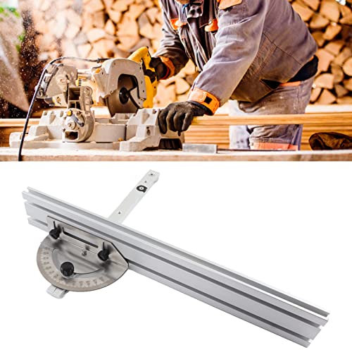 Table Saw Miter Gauge System table saw accessories High Beveling Accuracy Locking Mechanism Aluminum Alloy Precise Miter Gauge and Fence for Woodworking Table Saw Accessories