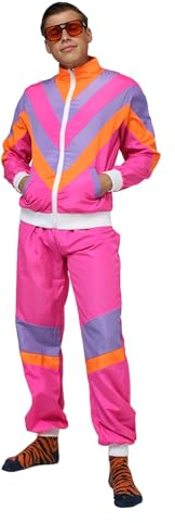 korifejus Bunter, glänzender Trainingsanzug für Damen, bestehend aus Jacke und Hose, 100% Polyester,