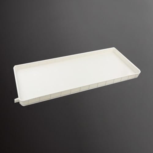 Portable Air Conditioner Drip Tray with Drain Pipe Indoor/Outdoor Unit Water Collection Drainage Tray Plastic Drip Pan Suitable for Window Air Conditioner 91 * 45 * 3cm