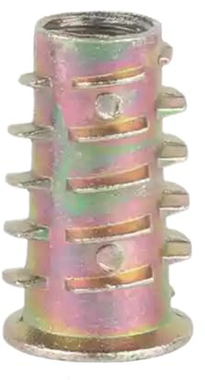 Écrou à visser,insert fileté en bois,50 pièces M8 x 25 mm,manchons à visser,inserts filetés pour meubles en bois,plaque de base,lettrage publicitaire