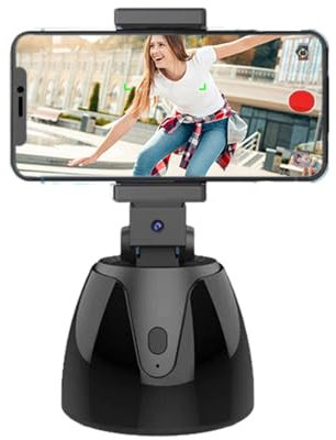 Phone Gimbal Stabilizer - Phone Stand Portable Gimbal, Vlogging Stabilizer with 360 Degree Rotation | Gimbal Stabilizer for Smartphone, Cell Phone Holder Stabilizer with Face/Object Tracking