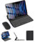 LAMA Magic Keyboard Case with Mouse Set for iPad Air 11 7th/6th(2025/2024), Air 10.9 5th/4th (2022/2020), Pro 11 4th/3rd/2nd/1st (2018-2022), Backlit Keyboard Case with Magnetic Stable Groove