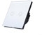 AC 110-240V Double Dimmer Switch 2-Gang 1-Way Touch Light Switch,For LED Lamp/Incandescent Bulb,No Neutral Wire Required,Tempered Glass Panel With LED Backlight(white)