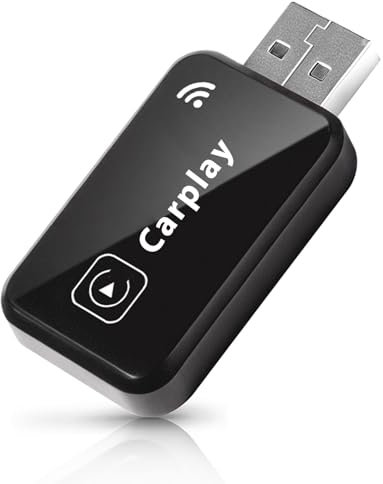 SwartLife Wireless Carplay Adaptor for iphone, Wireless CarPlay Dongle Convert wired Carplay to wireless, Compatible with 99% of 2016 or newer cars, usb carplay Plug & Play
