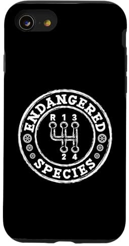 Endangered Manual Gearbox Species Stick 4-Speed Classic Car Case for iPhone SE (2020) / 7 / 8