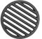 SUMNACON Cast Iron Fire Grate Fireplace Grate, Round 19cm BBQ High Heat Charcoal Plate Grill Grate Furnace Grid Replacement Fire Grate Cooking Charcoal Grid