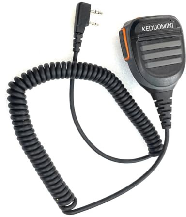 Orolotay Outdoor High-Power Waterproof Hand Microphone to Machine Speaking Microphone for UV-5R Walkie Talkie
