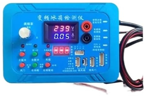Versione inglese Tester della scheda inverter del compressore del frigorifero Valvola solenoide a impulsi Test del frigorifero inverter universale
