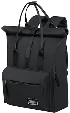 American Tourister Urban Groove UG16 Puff - Damen Rucksack mit verstecktem Rückenfach, Freizeitrucksack für Alltag, 17 L, Schwarz Code