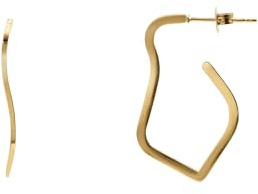 Heideman Ohrstecker Avelina Damen Edelstahl wellenförmig | Minimalistischer Ohrschmuck für Büro und Freizeit, schöne Geschenkidee für beste Freundin, hautfreundlich und leicht