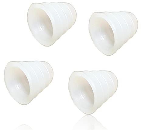 Bayli 4er Set Schlauchdichtungen Shisha | Universal Dichtung für Wasserpfeife Schläuche | Shishaschlauch Gummidichtung | Transparent | Silikon Schlauchdichtung | Ersatzdichtung für Silikonschlauch