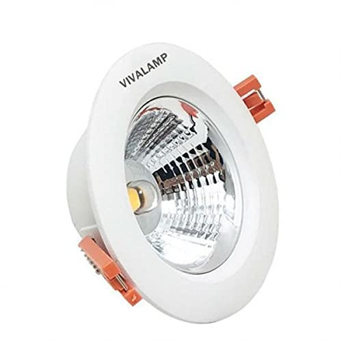 VIVALAMP FARETTO LED INCASSO 40W ROTONDO FARI LED DA INCASSO COMPLETO 3000K
