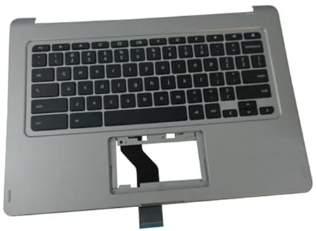 fqparts Laptop-Obergehäuse C-Schale & Touchpad & Tastatur for ACER for Chromebook R13 CB5-312T Silber US-englische Ausgabe