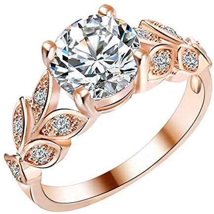 ROMIDA Ring für Damen, Schmuck Sterling Silber Round Ring,Damenring Frau Verlobungsringe Echt Schmuck Antragsring Geschenke für Freundin Mädchen Valentinstag Geburtstag
