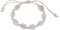Duendhd Bracelet de cheville pour femme - Blanc, Coquillage