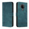 Bravoday Hülle für Nokia 3.4/5.4, PU Ledertasche Handyhülle Flip Schutzhülle Kompatibel mit Nokia 3.4/5.4, mit Kartenfäch & Kickstand, Grün