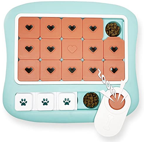 YEPPUPPY Level 4 Smart Interactive Puzzle Toy Game for Dogs - Boredom Buster with Slow Feeder, IQ Training, Enrichment, and Anxiety Relief - Keep Your Dog Busy and Mentally Stimulated