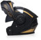 Motorrad Helm Integralhelm Motorradhelm Klapphelm mit Sonnenblende vorbereitet Klappbar In Motorradhelm DOT/ECE zugelassen E,S