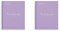 Miquelrius - Notizbuch A5 Punkte Notebook - 1 farbiger Streifen, 80 Blatt liniert mit Punkten Papier 90 g mikroperforiert mit 2 Bohrungen für 2 Ringe, Einband aus Karton, Farbe Lavendel, Packung mit 2