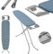 KADAX Bügelbrett 110x30cm Bügelfläche, Klappbares Tischbügelbrett mit Verstellbarer Höhe & hitzebeständiger Bügeleisenablage, Robuster Bügeltisch Made in EU (Blau)