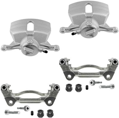 2x Bremssattel 2x Bremssattelhalter Vorderachse links rechts