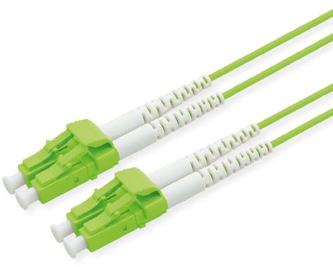 ROLINE Câble à fibres optiques 50/125µm OM5, LC/LC, LSOH, connecteur Low-Loss, vert, 7 m