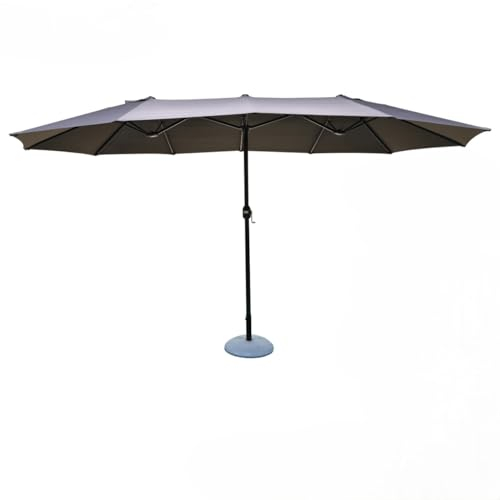 Urban Living SUNNYDAYS PARASOL DOUBLE 4,46MTRX2,64MTRXH2,44 MTR GRIS ANTHRACITE