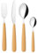 Guzzini - POP Set de 24 Couverts - Jaune Moutarde - 127500206