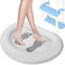 Pool Fußbad aufblasbares Fußbad Anti-Skid-Fuß-Waschbecken für Pool-Eingangsleiter Home Spa saubere Füße über gemahlenem Poolzubehör 34.7x25.6x4.7