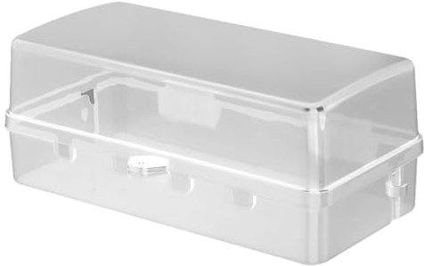 Anti-Theft Outdoor Plug Box | Outdoor Electrical Boxes | Waterproof Cable Management Box, Cable Management Box with Lock for Outlet, Plug, Socket, Power Strip for Outdoor Electrical Management