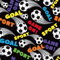 CHDITB Football Wallpaper Self Adhesive,Goal,Game ON,Sport Soccer Wall Stickers,Soccer Boys Room Wall Paper(117.3x118.1) Football Bedroom Accessories,Sports Wallpaper for Kids Bedroom Playroom