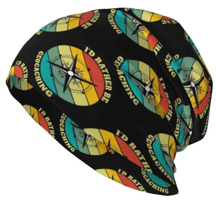 Winter Beanie Mütze Ich Würde Lieber Geocaching Machen Thermo Strickmütze Mehrweg, Atmungsaktivem Strickmütze Schädel Cap Für Outdoor Herren Skifahren