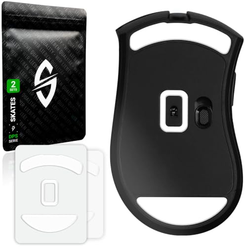 SensoryBoost DPS Glides (2 Sets) – kompatibel mit Razer Deathadder V2 | SPEED – Mouse Skates für ultraschnelles, reibungsarmes Gleiten mit abgerundeten Kanten – Ersatz-Mausfüße aus PTFE
