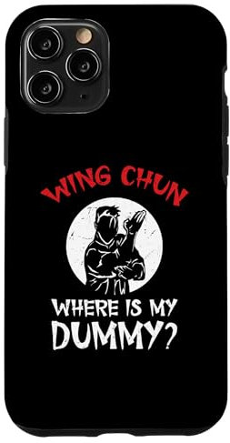 Hülle für iPhone 11 Pro Wing Chun Holz Dummy Training Kampfsport Wing Chun