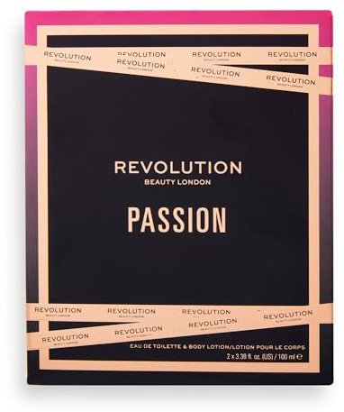 Makeup Revolution Passion Eau De Toilette & Body Lotion Gift Set 200ml