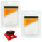 Paint Edger Cutting-in Tool, Paint Edger Tool with Pad Nylon Bristles Edges, Paint Pads for Walls and Ceilings, Cutting Tools for Painting Edger Used for Cutting Tools (Replacement Pads)