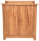 MR. DEKO® Gartenschrank Batley Teak mit Arbeitsfläche für den Garten, Terrasse, Campingplatz, Dachterrasse, Balkon oder Wintergarten