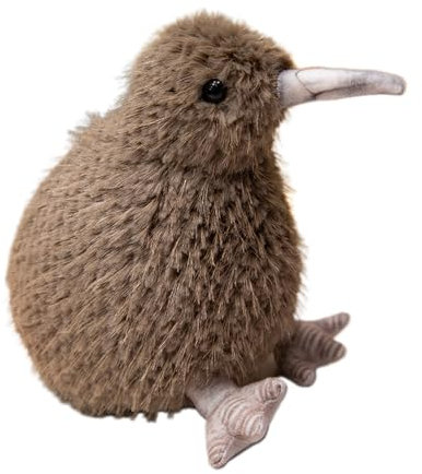 Generisch Kiwi-Vogel-Plüschtier – Weiches und Flauschiges Kuscheltier, pelzige Kiwi-Plüschpuppe, Geschenk für jedes Alter und jeden Anlass (20x18x15 cm)