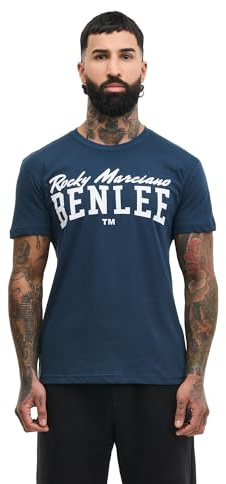BENLEE Rocky Marciano Herren T-Shirt Trägerhemd Promo Shortsleeve Logo | Kurzärmeliges T-Shirt mit Rundhalsausschnitt, aus weicher gekämmter Baumwolle – bequem für Sport, Fitness und den Alltag