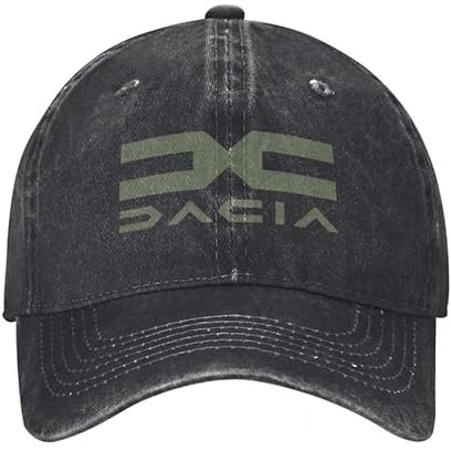 HSJKU Baseballcap für Dacia Duster 2010-2021 2022 2023 2024 2025, Voller Baumwolle Baseballkappe Verstellbar - Sport Cap für Radfahren Sun Protective Unisex,B