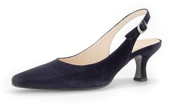 Gabor Damen Slingpumps, Frauen Pumps,Freizeit,festlich,Schaft-weiten,senkfuss,senk-spreizfuss,Lady,Ladies,Women's,Woman,Dark Blue,37.5 EU / 4.5 UK