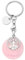 Jovivi Natürlicher Amethyst/Rosenquarz/klarer Kristall-Schlüsselanhänger für Frauen, Silber, Lebensbaum, Heilkristall, Chakra, Edelstein, Schlüsselanhänger, Glücksbringer, ID-Tag, Schlüsselanhänger
