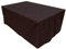 KaufPirat Premium Abdeckplane 160x90x75 cm Essbank Sitzbank Holzbank Gartenmöbel Gartentisch Hülle Abdeckung Haube Schutzhülle Abdeckhaube 900 D, 500 g/m², 6.000 mm Wasserbeständigkeit Schwarz