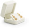 Oirlv Samt-Ohrring-Geschenk-Box Hochzeit Valentinstag Weiß Ohrringe Ohrstecker Etui