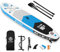 Goosehill Inflatable Stand Up Paddle Board, Premium SUP Package, 10' Long 32 Wide 6 Thick, Patterns Open for Customization (Sailor Blue)